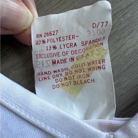 Mary Lou Retton Olympic USA Dobie Kids leotard - Vintage 80’s - Size 10/12 - Picture 5 of 6